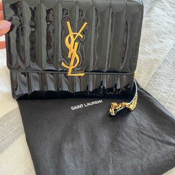 YSL monograms Vicky chain wallet - Picture 5 of 7